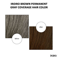Iroiro Brown Permanent Gray Coverage Hair Color