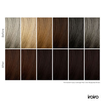 Iroiro Burgundy Brown Permanent Gray Coverage Hair Color