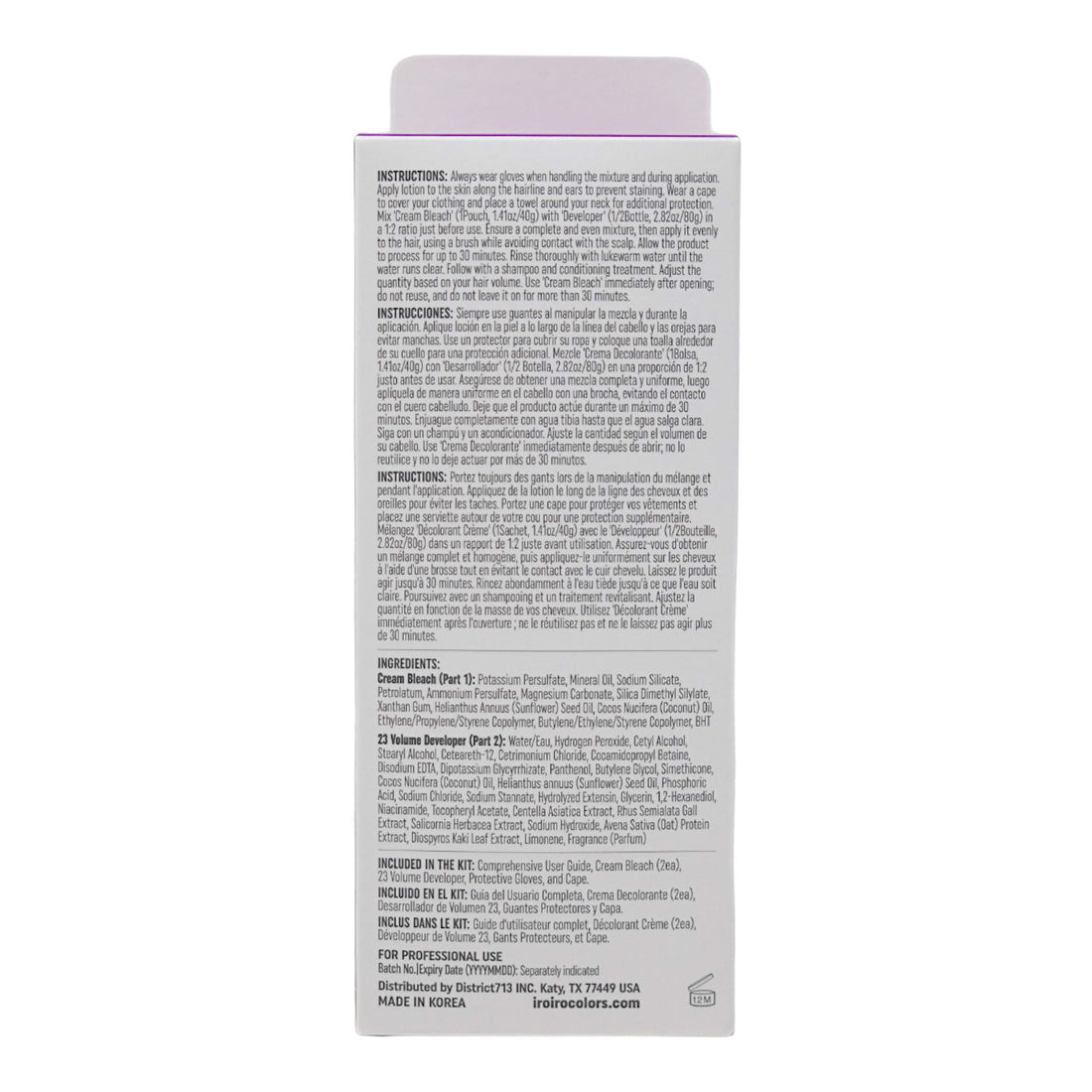 Iroiro Vol 30 Ultra Brighetning Hair Bleach