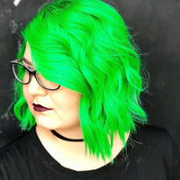 Hair Color - Iroiro 350 UV Reactive Green Neon Vegan Cruelty-Free Semi-Permanent Hair Color