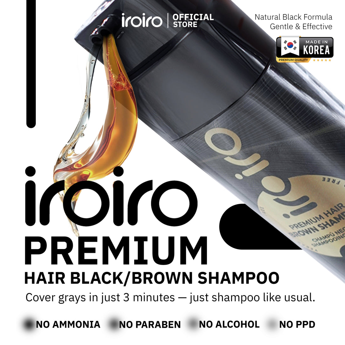 Iroiro Premium Hair Black Shampoo