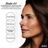 Iroiro Brown Permanent Gray Coverage Hair Color