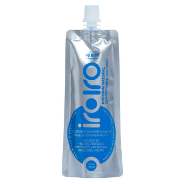 Iroiro 40 Blue Natural Vegan Cruelty-Free Semi-Permanent Hair Color