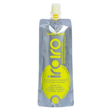 Iroiro 300 UV Reactive Yellow Neon Vegan Cruelty-Free Semi-Permanent Hair Color