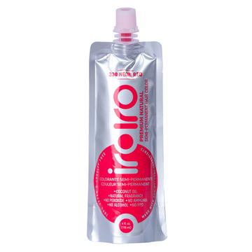Iroiro 330 UV Reactive Red Neon Vegan Cruelty-Free Semi-Permanent Hair Color
