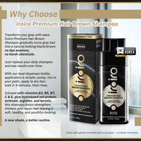 Iroiro Premium Hair Brown Shampoo