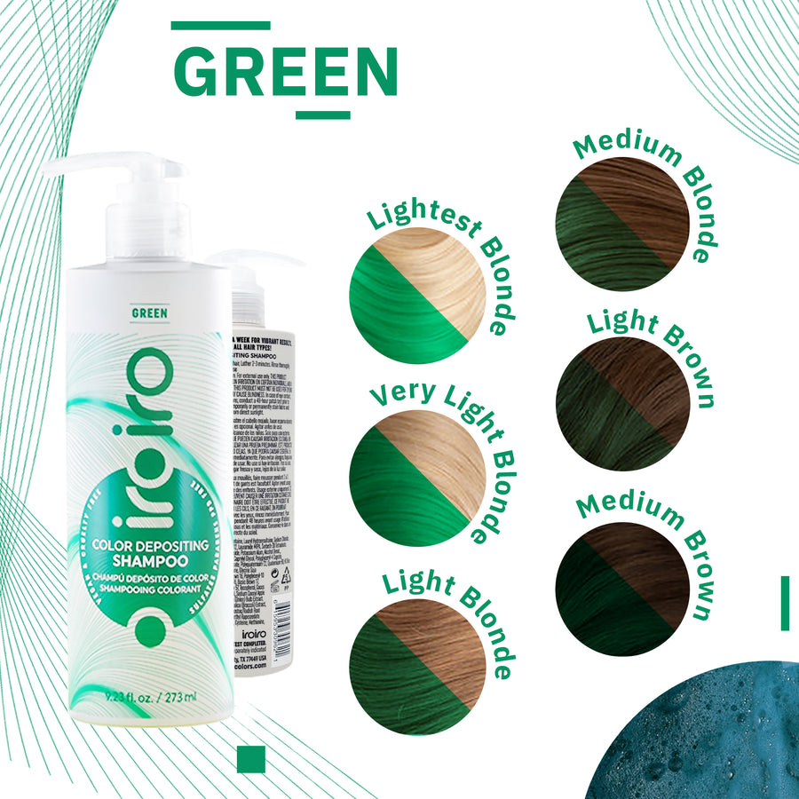 Iroiro Green Color Depositing Shampoo