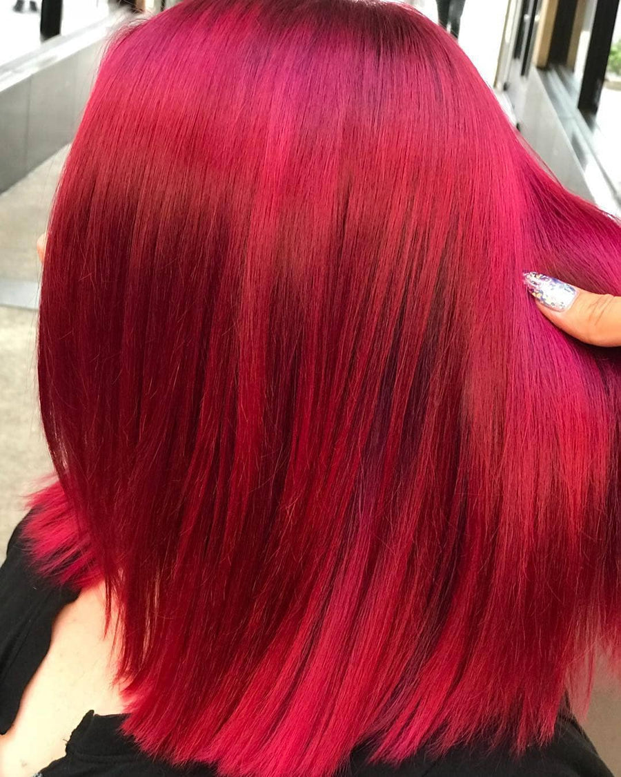 Hair Color - Iroiro 100 Dark Red Natural Vegan Cruelty-Free Semi-Permanent Hair Color