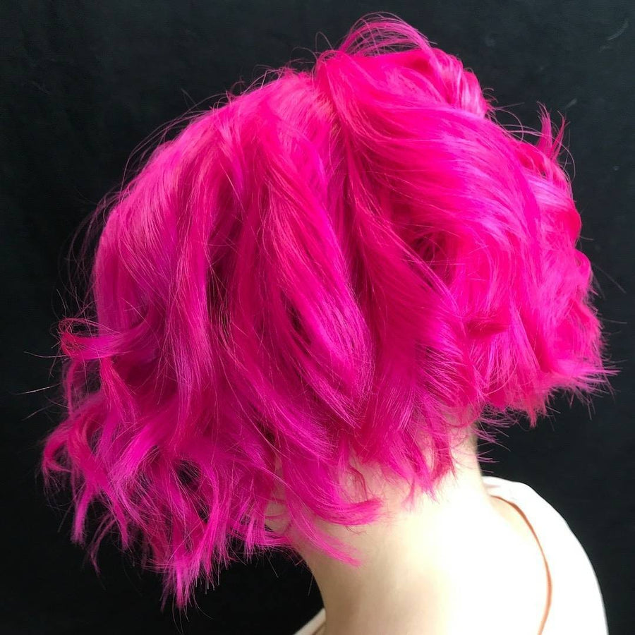 hot pink hair