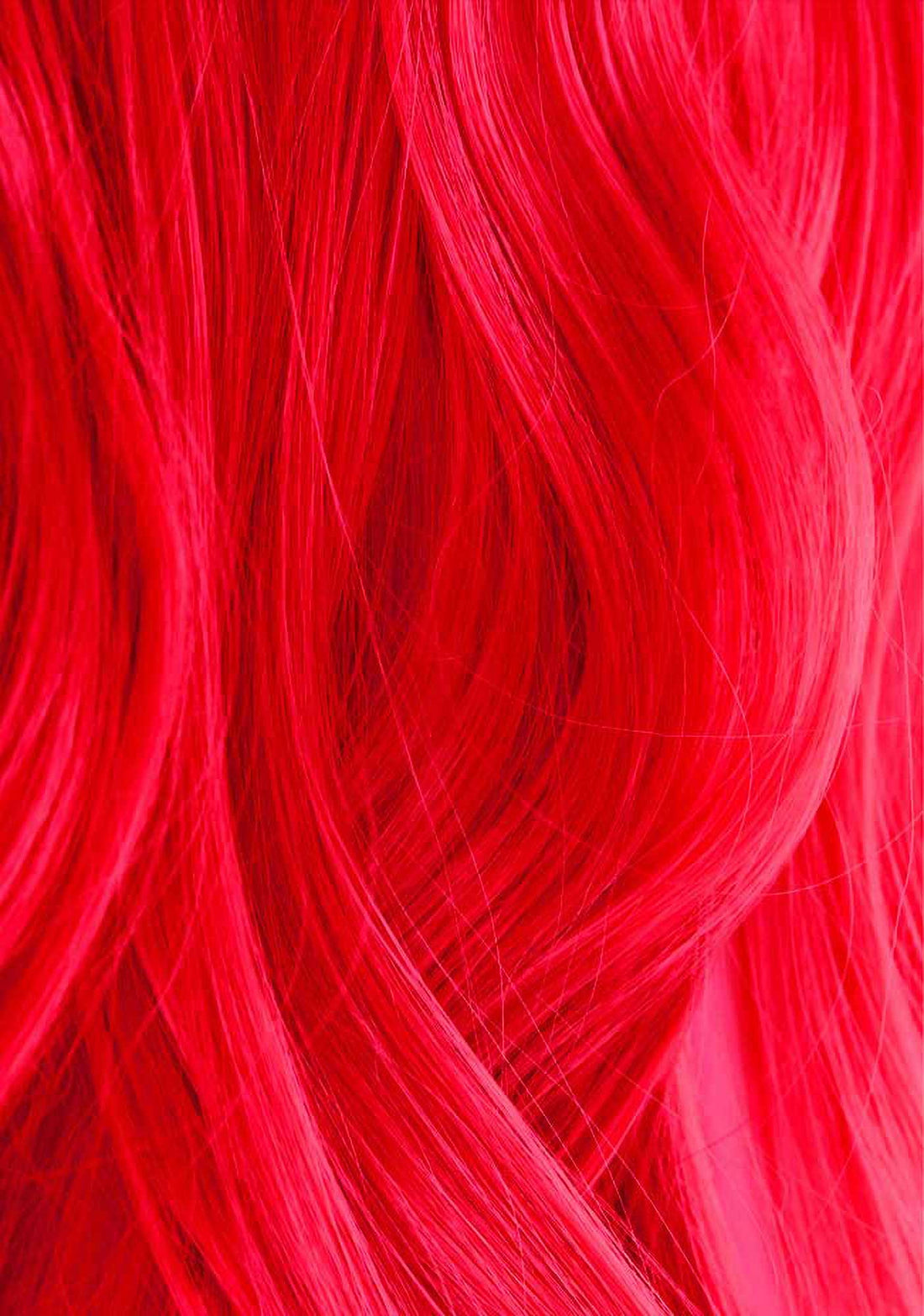 Hair Color - Iroiro 330 UV Reactive Red Neon Vegan Cruelty-Free Semi-Permanent Hair Color