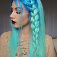 Hair Color - Iroiro 340 UV Reactive Blue Neon Vegan Cruelty-Free Semi-Permanent Hair Color