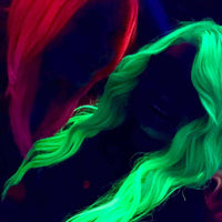 Hair Color - Iroiro 350 UV Reactive Green Neon Vegan Cruelty-Free Semi-Permanent Hair Color