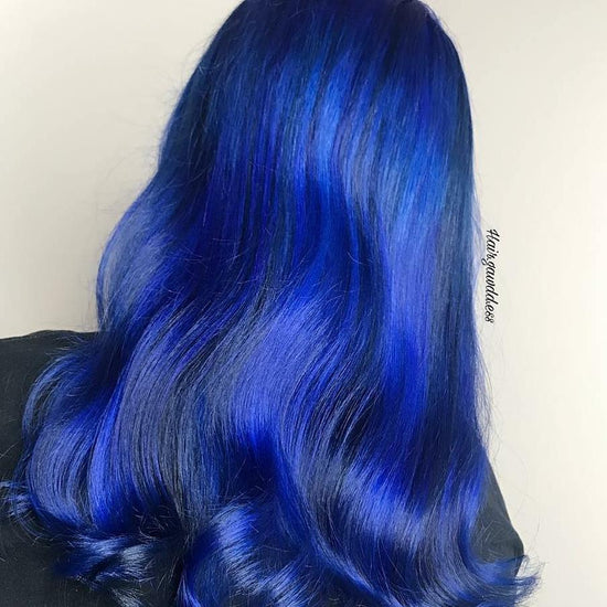 Iroiro 40 Blue Natural Vegan Cruelty-Free Semi-Permanent Hair Color ...